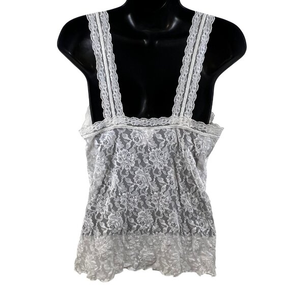 Hanky Panky White Lace Camisole Large - Picture 3 of 6